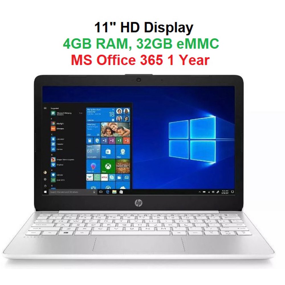 2021 Newest HP Premium Streambook 11 Thin and Light Laptop, 11" HD