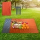 thumbnail image 3 of 2 colchonetas plegables de playa de 79" x 55" para senderismo, picnic y camping naranja verde, 3 of 9