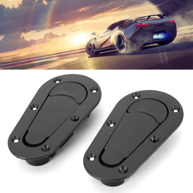 Llave Universal para Capó de Coche de Carreras Bling Bling Pasador de Pestillo Color Negro