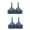 Blue, variant on Utoimkio 2 Pack Push Up Bras for Women No Underwire Full Coverage T Shirt Bras for Women Comfortable Breathable Everyday Bras
