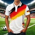thumbnail image 4 of Family Matching Soccer Jersey T Shirts for Men Boys Germany Flag Printed Short Sleeve Football Fan Tops, 4 of 5