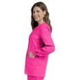 thumbnail image 6 of Landau Women's Essentials Classic Relaxed Fit Breathable Fade Resistant 4 Pockets Snap Warm-Up Scrub, Style 7525, 6 of 8