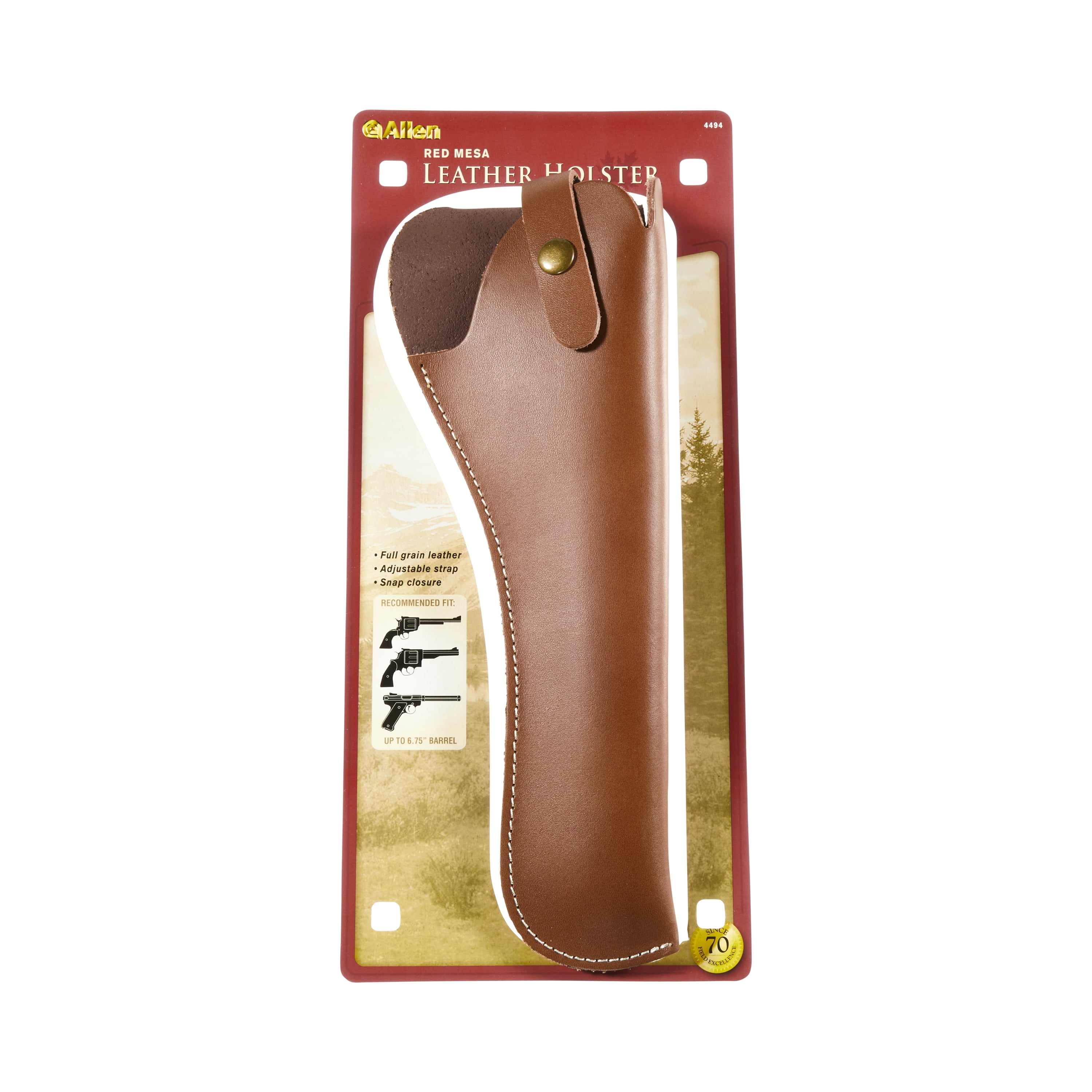 Allen Company Red Mesa Leather Firearm Holster, Brown Leather