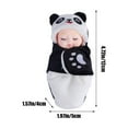 thumbnail image 3 of 12cm PVC Mini Doll for Kids - Movable & Washable Realistic Toy, Cute 5-Inch Doll for Hand-Eye Coordination, Best Gift for Christmas Birthday Children's Day, 3 of 7
