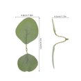 thumbnail image 2 of FRCOLOR  40 Pcs Wedding Bouquet Greenery Fake Eucalyptus Leaves for Crafts, 2 of 8