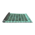 thumbnail image 2 of Ahgly Company Indoor Square Abstract Light Blue Modern Area Rugs, 6' Square, 2 of 4