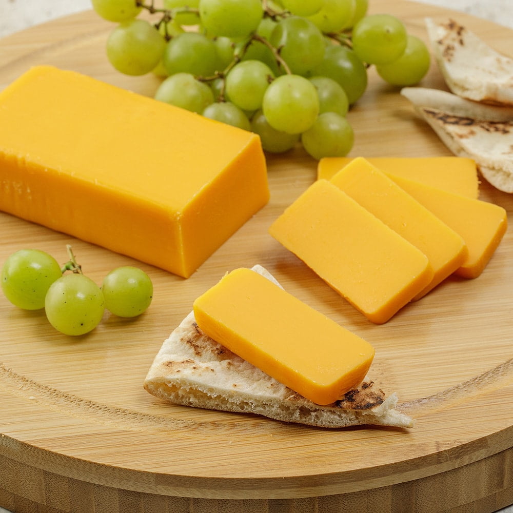 Troyer Ultra Sharp Cheddar Cheese, Pasteurized Cheese Food 8 oz Block, Pack of 2