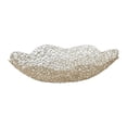 thumbnail image 4 of Frutero Cesta de alambre para frutas Diseño hueco Contenedor de frutas Cesta de almacenamiento de alimentos con forma de flor Plato de frutas para la 31 x 6 cm, 4 of 8