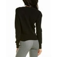 thumbnail image 2 of Gracia womens  Wrap Knit Sweater Top, m, Black, 2 of 3