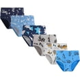 thumbnail image 2 of Pure Cotton Little Boys Briefs Soft Dinosaur Truck Toddler Underwear Kids Undies (Pack of 6) 2T, 2 of 6