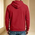 thumbnail image 6 of Dwellite Hoodies for Men Hooded Sweatshirt Casual Long Sleeve Hoodie Pullover Fashion Hoodies with Pocket Red 3XL, 6 of 6