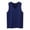 Navy, variant on Women's Sleeveless Tank Top, Loose Fit Casual Turtleneck Blouse with Wide Straps, Solid Color Vest for Daily Wear, Street Fashion and Versatile Outfits-Black