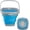 Blue, variant on 5L Collapsible Bucket with Handle, Mop Bucket for Wash Basin  Water  Washing Window Cleaning, Foldable Plastic Tub Waterpot for Outdoor Beaching Fishing Gardening Camping Essentials