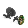 thumbnail image 2 of Saint Patrick's Day Men's Shirt Cufflinks made of Stainless Steel for Formal Attire, 2 of 6