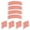 Red, variant on 36Pcs Double Sided Hair Tape Invisible for Hair Pieces Transparent Tape Blue