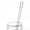 Clear, variant on Overfox 2Pcs Pyrex Glass Straw Colored Straw High Borosilicate Glass Straw for Milkshakes, Juices, Frozen Drinks, Smoothies, Bubble Tea - Environmentally Friendly， Gray