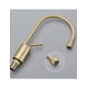thumbnail image 5 of Grifo Mezclador Para Baño Lavabo Llave Monomando Fregadero Acabado Mate Color Dorado, 5 of 5