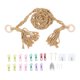 thumbnail image 1 of Decoración De Almacenamiento De Juguetes De Pared, Cadena Colgante De Almacenamiento De Animales De Peluche Capacidad De Carga Fuerte Gancho De Acero Inoxidable Bohemio Con Clips, 1 of 8
