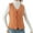 Orange, variant on ZyeKqe Plus Size Quilted Vest for Women Sleeveless Puffer Jakcets V Neck Lightweight down Coat Outwear