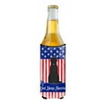 thumbnail image 2 of Carolines Treasures  Patriotic USA Black Russian Terrier Michelob Ultra Hugger for Slim Cans, 2 of 3