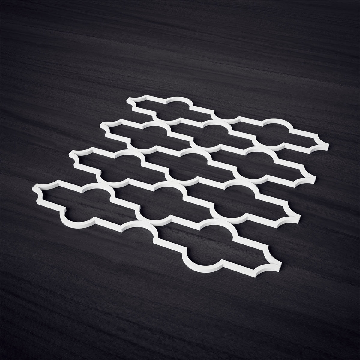 Large Casablanca Decorative Fretwork Wall Panels in Architectural Grade PVC