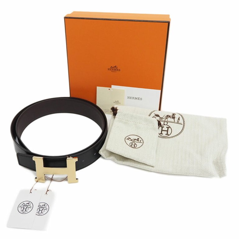 Hermes Constance H Reversible Belt