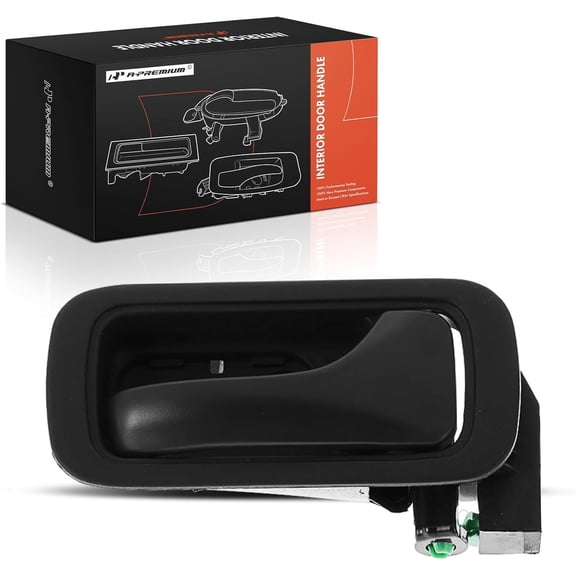 A-Premium Rear Right Passenger Side Interior Door Handle Compatible with Honda Element 2003-2011, Black, Replace# 72620-SCV-A01ZA