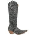 thumbnail image 2 of Dingo Womens Honkytonk Honey Rhinestone Snip Toe Pull On Cowboy  Tall Boots, 2 of 5