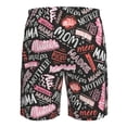 thumbnail image 6 of Naloa Various Languages Mother Men's Beach Shorts, Surfing shorts, Swim trunks, Quick Dry Swim Trunks for Surfing Beach Fun - 3X-Large, 6 of 9