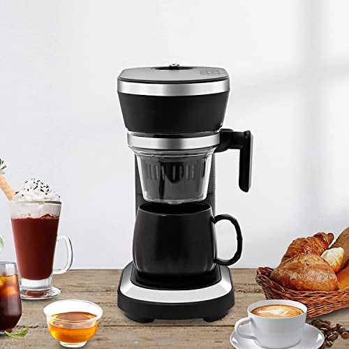 JAVASTARR COFFEE MAKER WITH GRINDER BUILT COFFEE GRINDER MAKAER BH9008G BLACK