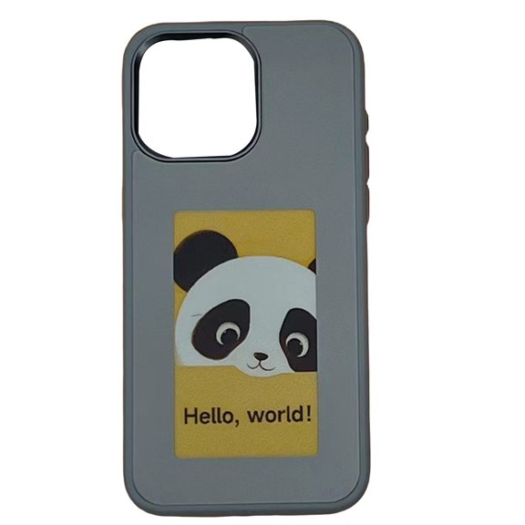 Creative Display Case Acrylic Cover Dynamic Enables Phone Case Interactive Screen Case for Phone 15