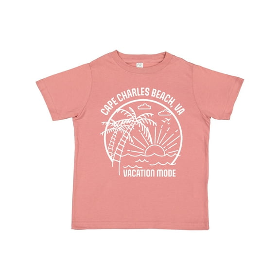 Inktastic Summer Vacation Mode Cape Charles Beach Virginia Boys or Girls Toddler T-Shirt