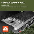 thumbnail image 6 of Ozark Trail 2 Burner Black Propane 2-in-1 Portable Camp Stove and Grill, Model GCT2220WD, New, 6 of 12