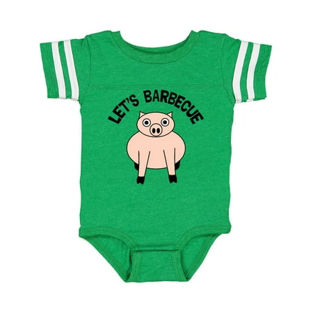 

Inktastic Let s Barbecue Pig Gift Baby Boy or Baby Girl Bodysuit