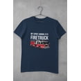thumbnail image 5 of Old Glory Mens Spirit Animal Firetruck Short Sleeve Graphic T Shirt, 5 of 6