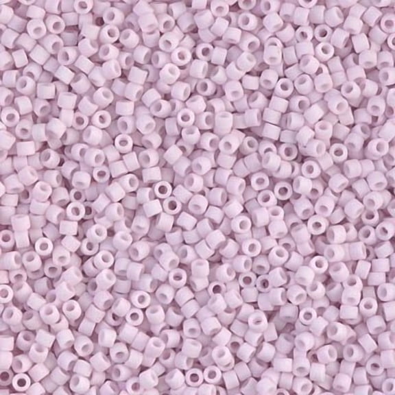 Miyuki Delica Seed Beads DB1514 11/0 Opaque Pale Rose Matte 7.2 Grams