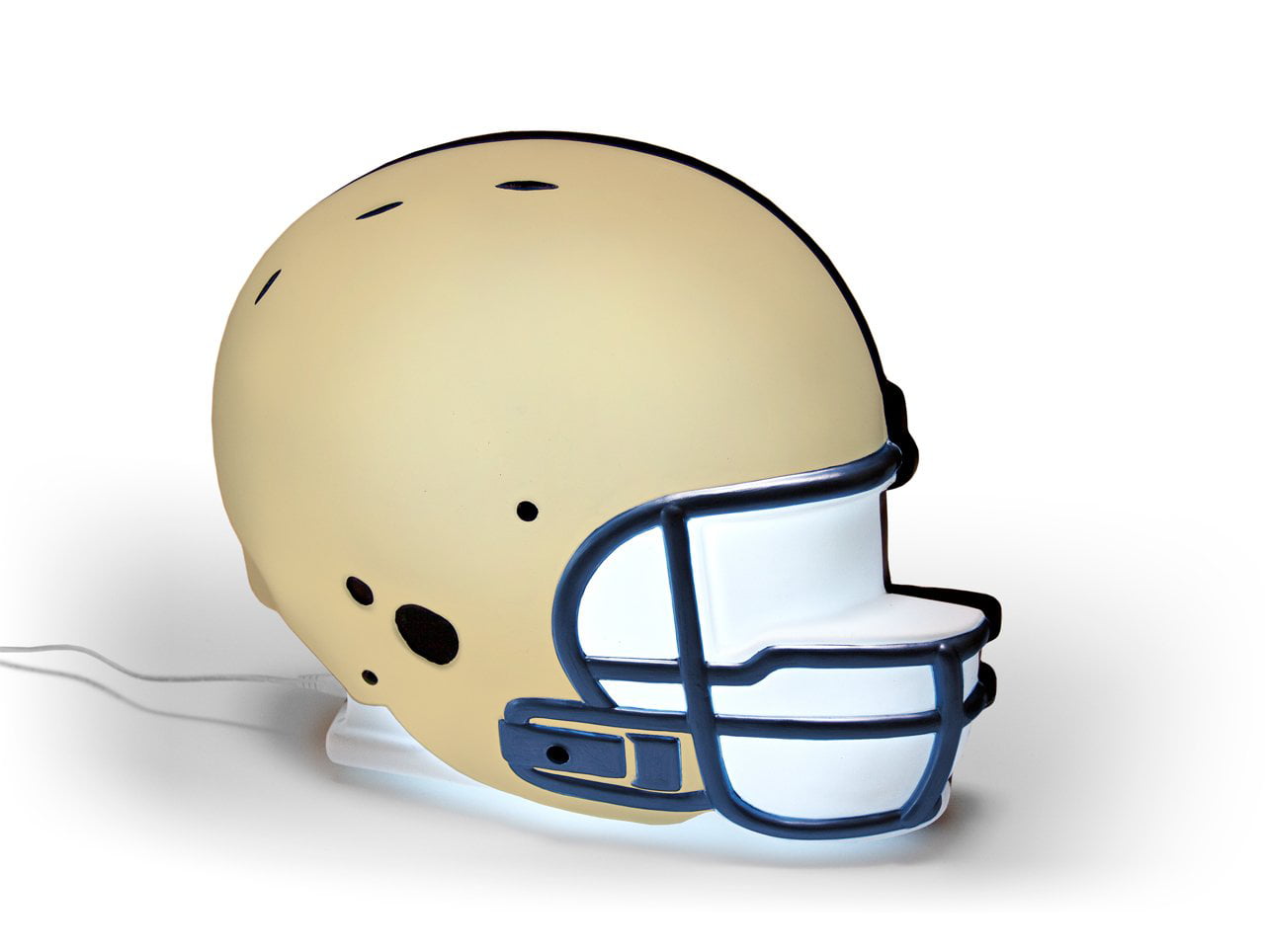 Navy Midshipmen White NCAA Football Schutt Mini Helmet Desk Caddy 