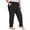 Black, variant on FEN AI Women’s Plus Size Cargo Pants Khaki Hiking Fishing Pants with 5 Pockets Quick Dry Travel Casual Trousers 2XL