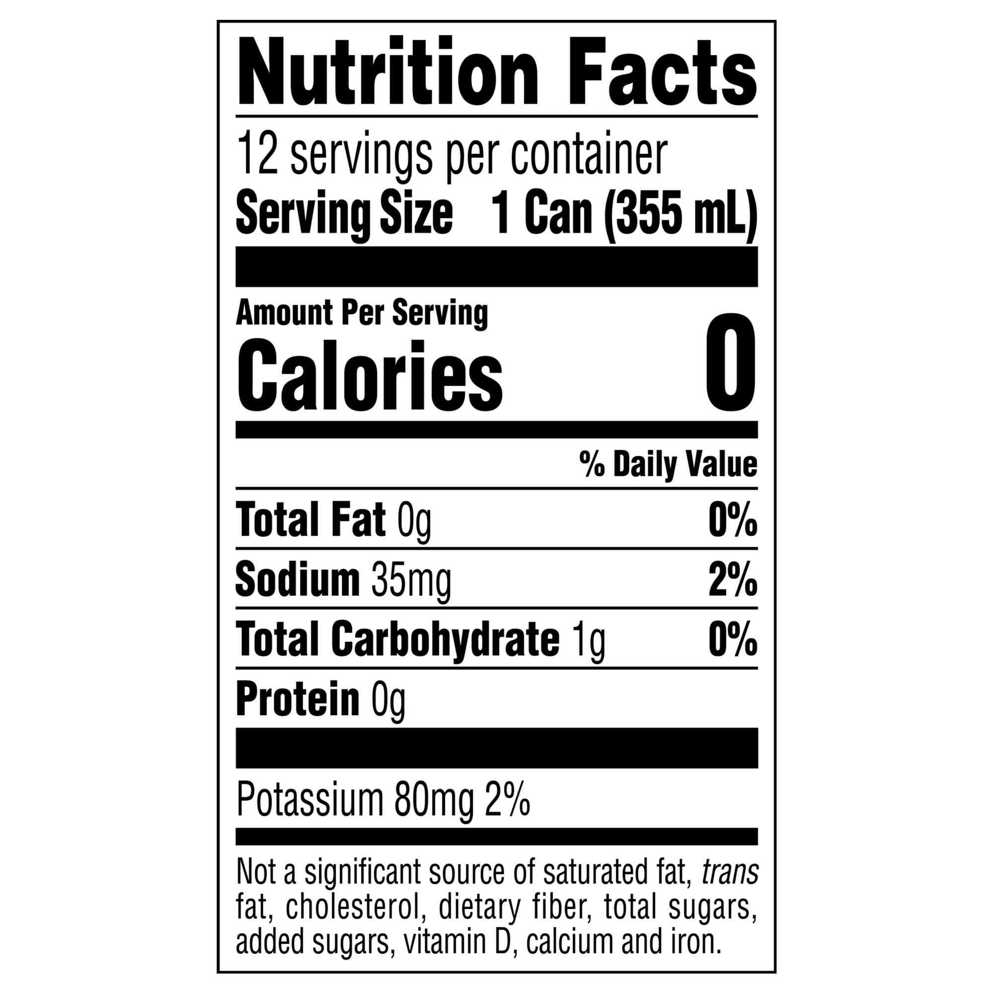 Fresca Zero Calorie Black Cherry Soda Pop, 12 fl oz Cans, 12 Pack (Pack of 2)
