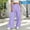Purple, variant on Fengqque Women's Wide Leg Sweatpants Baggy Joggers Lounge Sweat Pants
