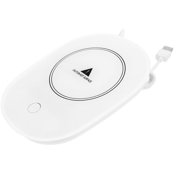 FUEENIRVA Electric Cup Warmer Coffee Warmers White 1Pcs