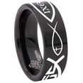 thumbnail image 6 of Ichthys Tungsten Carbide Ring, 6 of 9