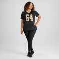 thumbnail image 6 of Women's Nike Nick Saldiveri  Black New Orleans Saints Team Game Jersey, 6 of 7