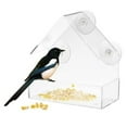 thumbnail image 5 of SPRING PARK Acrylic Transparent Bird Squirrel Feeder Tray Birdhouse Window Suction Cup Mount, 5 of 7