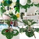 thumbnail image 4 of 88 Piezas de Hojas de Jungla de Palma 8 Tipos de Hojas de Monstera Tropical de ImitacióN con Tallos para Fiesta Hawaiana Luau Fiesta TemáTica de Playa, 4 of 5
