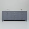 thumbnail image 4 of Jacques 72 in. W Dark Grey Double Bath Vanity, Cultured Marble Top, and Faucet Set, 4 of 8