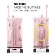 thumbnail image 4 of Waterproof Rolling Luggage Cover Full Transparent Luggage Protector Cover Thicken Suitcase Protector Cover PVC Suitcase Cover 22inch B, 4 of 6