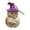 White, variant on Halloween Hanging Led Pumpkin Lantern Witch Hat Decorative Light Battery Powered Small Night Light For Party Home Porch Yard Seasonal Atmosphere Decor 1Pc Orange