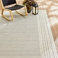 thumbnail image 2 of Better Homes & Gardens 5’ x 7' Woven Gray Border Outdoor Rug, 2 of 10