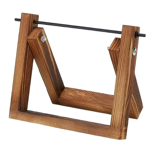 Portarollos de hilo de madera Portacarretes Husillo de madera Herramienta de costura Organizador de hilo para 135 cm x 155 cm x 22 cm